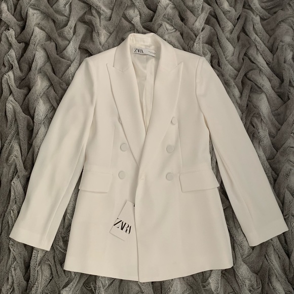 Zara Jackets & Blazers - Zara White Blazer